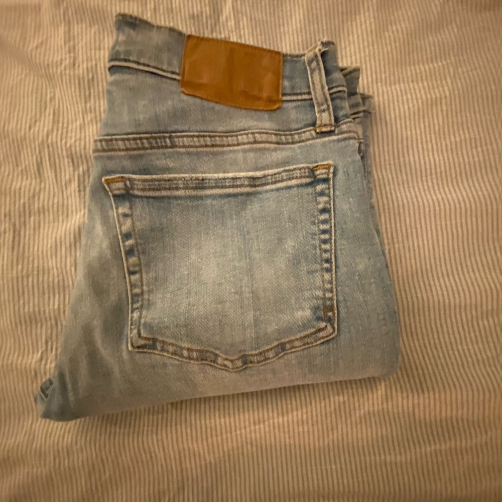 Madewell Men's Denim Jeans in Light Blue